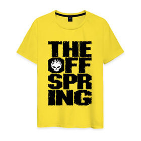 Мужская футболка хлопок с принтом The Offspring , 100% хлопок | прямой крой, круглый вырез горловины, длина до линии бедер, слегка спущенное плечо. | offspring | офспринг | оффспринг | рок