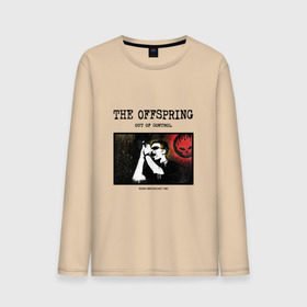 Мужской лонгслив хлопок с принтом The Offspring - out of control , 100% хлопок |  | Тематика изображения на принте: 