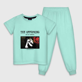 Детская пижама хлопок с принтом The Offspring - out of control , 100% хлопок |  брюки и футболка прямого кроя, без карманов, на брюках мягкая резинка на поясе и по низу штанин
 | 