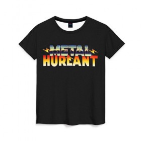 Женская футболка 3D с принтом Metal Hurlant , 100% полиэфир ( синтетическое хлопкоподобное полотно) | прямой крой, круглый вырез горловины, длина до линии бедер | 80 е | 80s | 90 е | 90s | gta | miami | music | neon | retro | retro wave | style | vhs | vice city | вайс сити | восьмидесятые | гта | девяностые | майами | надпись | неон | рэтро | синти | шрифт