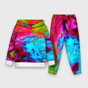 Детский костюм 3D (с толстовкой) с принтом Tie dye ,  |  | abstraction | color | spray | tie dye | абстракция | акварель | живопись | искусство | краски | текстуры | цветные краски | яркие цвета