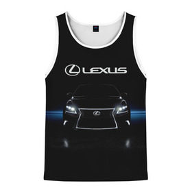 Мужская майка 3D с принтом Lexus , 100% полиэстер | круглая горловина, приталенный силуэт, длина до линии бедра. Пройма и горловина окантованы тонкой бейкой | auto | lexus | sport | toyota | автомобиль | внедорожник | машина | спорт