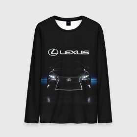 Мужской лонгслив 3D с принтом Lexus , 100% полиэстер | длинные рукава, круглый вырез горловины, полуприлегающий силуэт | Тематика изображения на принте: auto | lexus | sport | toyota | автомобиль | внедорожник | машина | спорт