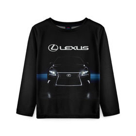 Детский лонгслив 3D с принтом Lexus , 100% полиэстер | длинные рукава, круглый вырез горловины, полуприлегающий силуэт
 | Тематика изображения на принте: auto | lexus | sport | toyota | автомобиль | внедорожник | машина | спорт