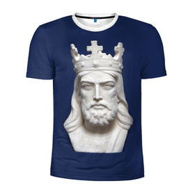 Мужская футболка 3D спортивная с принтом Король Артур , 100% полиэстер с улучшенными характеристиками | приталенный силуэт, круглая горловина, широкие плечи, сужается к линии бедра | king | англия | артур | британия | великобритания | король | корона | лондон