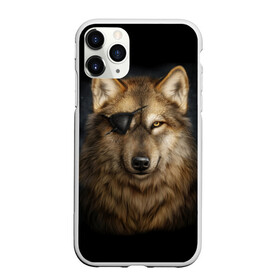 Чехол для iPhone 11 Pro матовый с принтом Морской волк , Силикон |  | волк | глаз | животное | зверь | корабль | моряк | пират | собака | флот | хищник