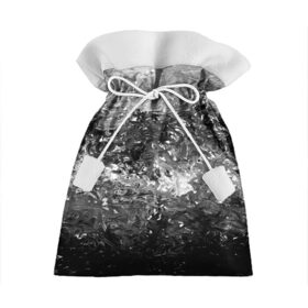 Подарочный 3D мешок с принтом Чёрно белый цвет , 100% полиэстер | Размер: 29*39 см | abstraction | color | spray | tie dye | абстракция | акварель | живопись | искусство | краски | текстуры