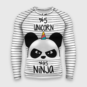 Мужской рашгард 3D с принтом 5 Единорог 95 Ниндзя ,  |  | animals | ninja | panda | rainbow | stripes | единорог | животные | зверь | линии | ниндзя | панда | полосы | радуга | самурай