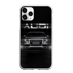 Чехол для iPhone 11 Pro матовый с принтом Audi Q7 скорость , Силикон |  | audi | авто | автомобиль | ауди | кольца | красивая | кроссовер | крутая | марка | машина | надпись | немецкая иномарка | прикольная | тачка | черная | эмблема