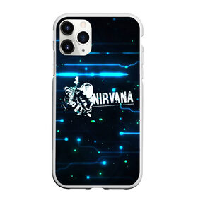 Чехол для iPhone 11 Pro матовый с принтом Схема Nirvana (Курт Кобейн) , Силикон |  | Тематика изображения на принте: kurt cobain | микросхема | нирвана | плата