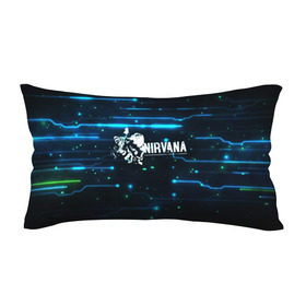 Подушка 3D антистресс с принтом Схема Nirvana (Курт Кобейн) , наволочка — 100% полиэстер, наполнитель — вспененный полистирол | состоит из подушки и наволочки на молнии | Тематика изображения на принте: kurt cobain | микросхема | нирвана | плата