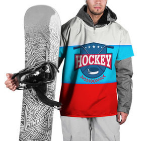 Накидка на куртку 3D с принтом Hockey Russia , 100% полиэстер |  | Тематика изображения на принте: bandy | hockey | клюшка | коньки | лед | россия | русский хоккей | спорт | хоккей