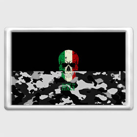 Магнит 45*70 с принтом Made in Italy , Пластик | Размер: 78*52 мм; Размер печати: 70*45 | camouflage | made in italy | skull | абстракция | города | италия | камуфляж | нация | страны | текстуры | череп