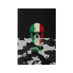 Обложка для паспорта матовая кожа с принтом Made in Italy , натуральная матовая кожа | размер 19,3 х 13,7 см; прозрачные пластиковые крепления | camouflage | made in italy | skull | абстракция | города | италия | камуфляж | нация | страны | текстуры | череп