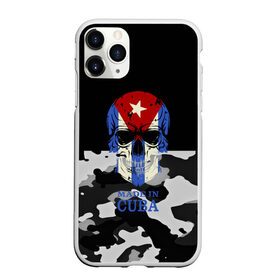 Чехол для iPhone 11 Pro матовый с принтом Made in Cuba , Силикон |  | camouflage | made in cuba | skull | абстракция | города | камуфляж | куба | нация | страны | текстуры | череп