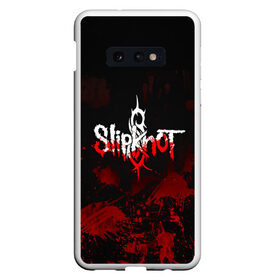 Чехол для Samsung S10E с принтом Slipknot пятна , Силикон | Область печати: задняя сторона чехла, без боковых панелей | Тематика изображения на принте: slipknot | альтернативный метал | андерс | брызги | грув метал | колсефни | кори | кровь | метал | ню метал | рок | слипкнот | тейлор