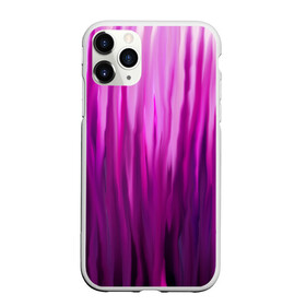 Чехол для iPhone 11 Pro матовый с принтом фиолетово-черные краски , Силикон |  | color | violet | акварель | краски | полосы | фиолетовый | цвет | черный | ярко