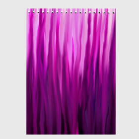 Скетчбук с принтом фиолетово-черные краски , 100% бумага
 | 48 листов, плотность листов — 100 г/м2, плотность картонной обложки — 250 г/м2. Листы скреплены сверху удобной пружинной спиралью | color | violet | акварель | краски | полосы | фиолетовый | цвет | черный | ярко