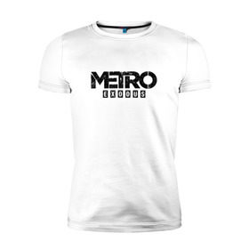 Мужская футболка премиум с принтом Metro: Exodus , 92% хлопок, 8% лайкра | приталенный силуэт, круглый вырез ворота, длина до линии бедра, короткий рукав | Тематика изображения на принте: metro | metro exodus | метро