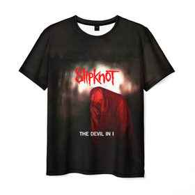 Мужская футболка 3D с принтом Slipknot - The devil in i , 100% полиэфир | прямой крой, круглый вырез горловины, длина до линии бедер | Тематика изображения на принте: slipknot | альтернативный метал | андерс | грув метал | дьявол | колсефни | кори | метал | музыка | ню метал | рок | слипкнот | тейлор