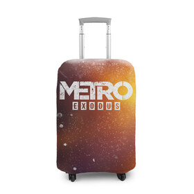 Чехол для чемодана 3D с принтом МЕТРО , 86% полиэфир, 14% спандекс | двустороннее нанесение принта, прорези для ручек и колес | metro | metro exodus | метро