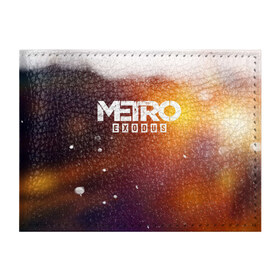 Обложка для студенческого билета с принтом МЕТРО , натуральная кожа | Размер: 11*8 см; Печать на всей внешней стороне | metro | metro exodus | метро