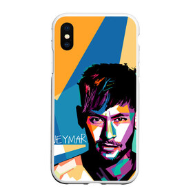 Чехол для iPhone XS Max матовый с принтом Neymar , Силикон | Область печати: задняя сторона чехла, без боковых панелей | neymar | неймар | сборная бразилии