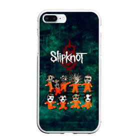 Чехол для iPhone 7Plus/8 Plus матовый с принтом Группа Slipknot , Силикон | Область печати: задняя сторона чехла, без боковых панелей | slipknot | альтернативный метал | грув метал | комбинезон | маска | метал | мрачный | ню метал | рок