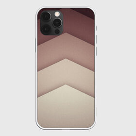 Чехол для iPhone 12 Pro Max с принтом Коричневые полосы , Силикон |  | абстракция | геометрия | линии | полосы | узоры