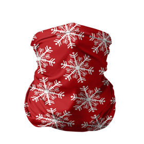 Бандана-труба 3D с принтом Новогодние Снежинки , 100% полиэстер, ткань с особыми свойствами — Activecool | плотность 150‒180 г/м2; хорошо тянется, но сохраняет форму | Тематика изображения на принте: дед | дед морозо | клаус | новый год | подарки | санта | санта клаус | снег | снеговик | снежинки | холод