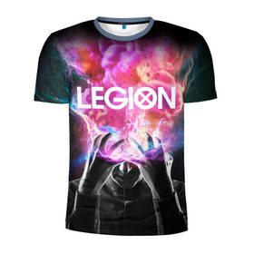 Мужская футболка 3D спортивная с принтом Легион , 100% полиэстер с улучшенными характеристиками | приталенный силуэт, круглая горловина, широкие плечи, сужается к линии бедра | legion