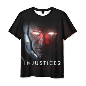 Мужская футболка 3D с принтом injustice , 100% полиэфир | прямой крой, круглый вырез горловины, длина до линии бедер | Тематика изображения на принте: битва | борьба | герои | герой | несправедливость | схватка | чудо