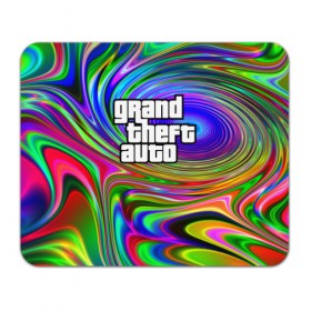 Коврик прямоугольный с принтом Grand Theft Auto , натуральный каучук | размер 230 х 185 мм; запечатка лицевой стороны | color | game | gta | абстракция | игра | игрок | линии | узор | цвет