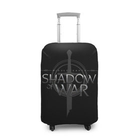 Чехол для чемодана 3D с принтом Shadow of War 1 , 86% полиэфир, 14% спандекс | двустороннее нанесение принта, прорези для ручек и колес | lord of the rings