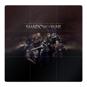 Магнитный плакат 3Х3 с принтом Shadow of War 2 , Полимерный материал с магнитным слоем | 9 деталей размером 9*9 см | lord of the rings