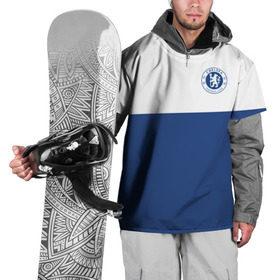 Накидка на куртку 3D с принтом Chelsea - Light Blue , 100% полиэстер |  | Тематика изображения на принте: челси