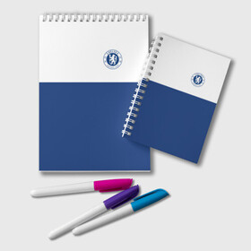 Блокнот с принтом Chelsea - Light Blue , 100% бумага | 48 листов, плотность листов — 60 г/м2, плотность картонной обложки — 250 г/м2. Листы скреплены удобной пружинной спиралью. Цвет линий — светло-серый
 | челси