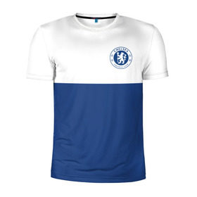 Мужская футболка 3D спортивная с принтом Chelsea - Light Blue , 100% полиэстер с улучшенными характеристиками | приталенный силуэт, круглая горловина, широкие плечи, сужается к линии бедра | челси