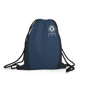 Рюкзак-мешок 3D с принтом Chelsea - London S W 6 , 100% полиэстер | плотность ткани — 200 г/м2, размер — 35 х 45 см; лямки — толстые шнурки, застежка на шнуровке, без карманов и подкладки | челси