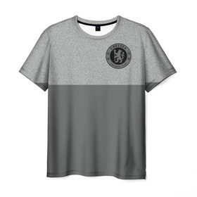 Мужская футболка 3D с принтом Chelsea - Vintage style , 100% полиэфир | прямой крой, круглый вырез горловины, длина до линии бедер | Тематика изображения на принте: челси