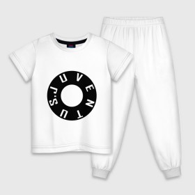 Детская пижама хлопок с принтом Juventus - New Collections 2018 , 100% хлопок |  брюки и футболка прямого кроя, без карманов, на брюках мягкая резинка на поясе и по низу штанин
 | юве | ювентус