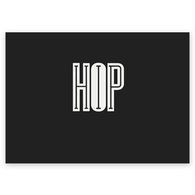 Поздравительная открытка с принтом ХИП ХОП | HIP HOP , 100% бумага | плотность бумаги 280 г/м2, матовая, на обратной стороне линовка и место для марки
 | hip hop | реп | хип хоп