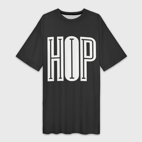 Платье-футболка 3D с принтом ХИП ХОП | HIP HOP ,  |  | hip hop | реп | хип хоп