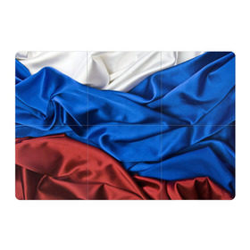 Магнитный плакат 3Х2 с принтом Российский Триколор , Полимерный материал с магнитным слоем | 6 деталей размером 9*9 см | текстура | ткань