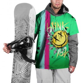 Накидка на куртку 3D с принтом Blink 182 , 100% полиэстер |  | blink | альтернативный рок | блинк | зеленый | линии | марк хоппус | музыка | мэтт скиба | панк | панк рок | песни | полосы | поп панк | рок | скейт панк | смайл | трэвис баркер