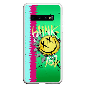 Чехол для Samsung Galaxy S10 с принтом Blink 182 , Силикон | Область печати: задняя сторона чехла, без боковых панелей | Тематика изображения на принте: blink | альтернативный рок | блинк | зеленый | линии | марк хоппус | музыка | мэтт скиба | панк | панк рок | песни | полосы | поп панк | рок | скейт панк | смайл | трэвис баркер