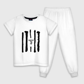 Детская пижама хлопок с принтом Juventus - Drawing paint (Collections 2018) , 100% хлопок |  брюки и футболка прямого кроя, без карманов, на брюках мягкая резинка на поясе и по низу штанин
 | juve | юве | ювентус