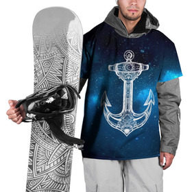 Накидка на куртку 3D с принтом Символ якоря , 100% полиэстер |  | Тематика изображения на принте: anchor | anchorage | armature | анкер | якорь