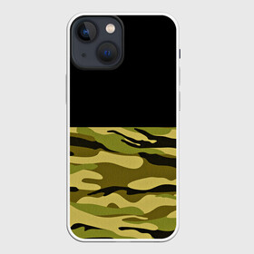 Чехол для iPhone 13 mini с принтом Лесной Камуфляж ,  |  | Тематика изображения на принте: 23 февраля | fck | армия | военные | городской | зима | камуфляж | камуфляжный | лес | милитари | море | морской | мужчинам | патриот | пиксельный | подарок | праздник | пустуня | раскраска | сила | солдаты