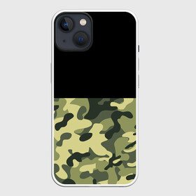 Чехол для iPhone 13 с принтом Лесной Камуфляж ,  |  | 23 февраля | fck | армия | военные | городской | зима | камуфляж | камуфляжный | лес | милитари | море | морской | мужчинам | патриот | пиксельный | подарок | праздник | пустуня | раскраска | сила | солдаты
